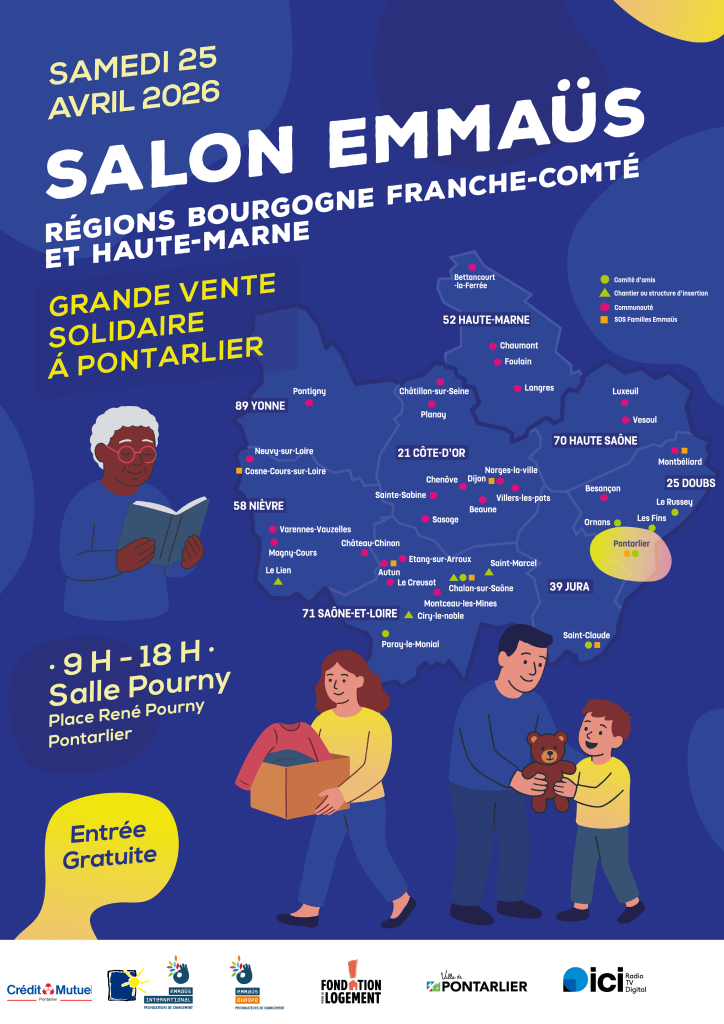 Salon Emmaüs – Vente solidaire à Pontarlier